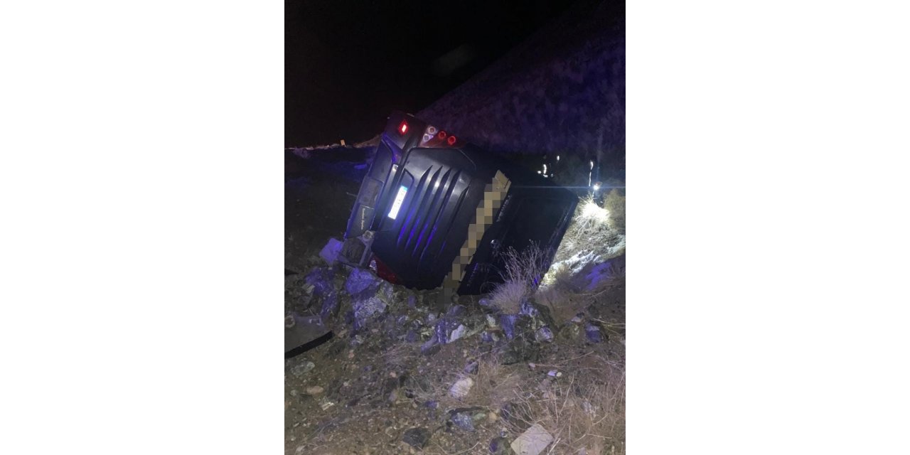 Kayseri’de otobüs devrildi: 6 yaralı