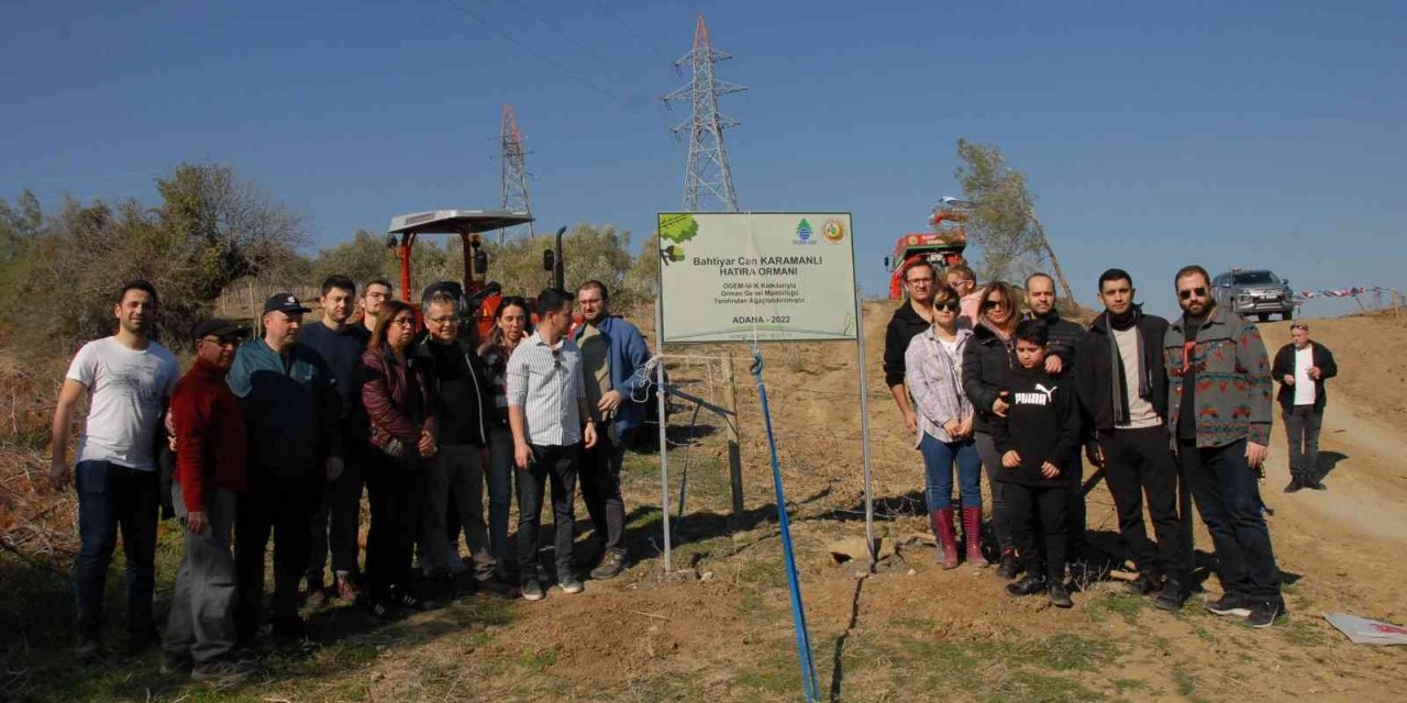 Kazada kaybettikleri arkadaşları anısına hatıra ormanı oluşturdular