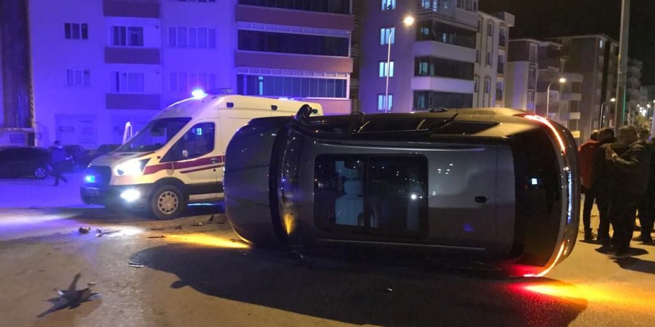 Bilecik’te alkollü sürücünün karıştığı kazada şans ederi yaralanan olmadı