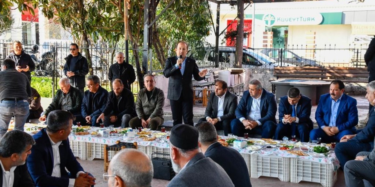 Vali Pehlivan, hal esnafıyla bir araya geldi