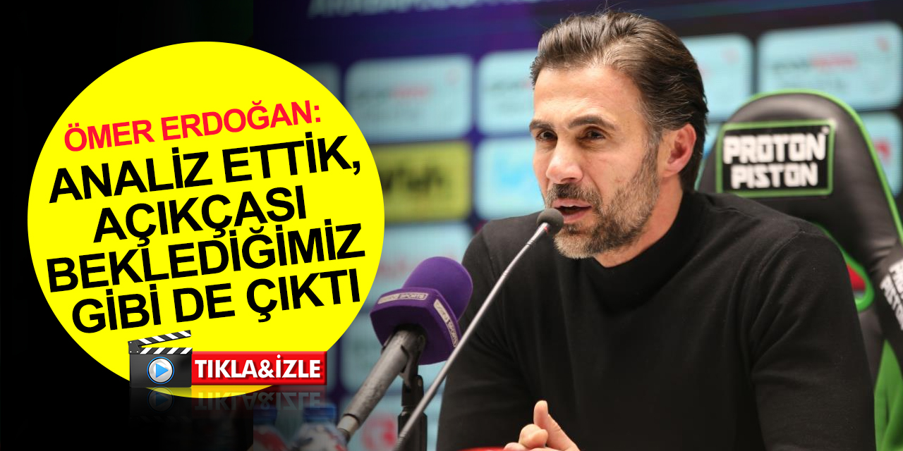 Ankaragücü Teknik Direktörü Erdoğan'dan Konyaspor açıklaması! İlhan hoca döneminde farklı bir oyun anlayışı vardı