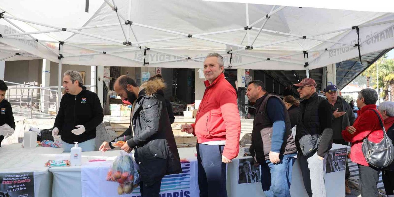 Marmaris’te eski başkan Karadinç unutulmadı