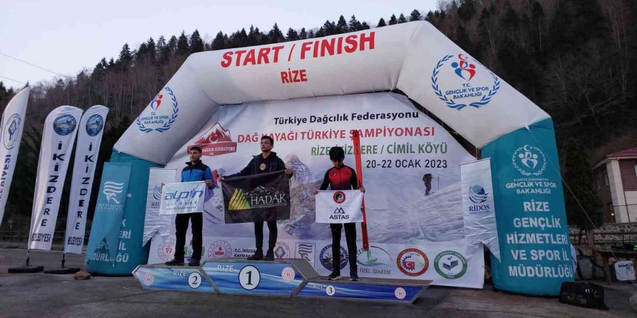 HADAK sporcuları Rize İkizdere’den 5 madalya ile döndü