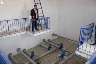 Tepekent'te su deposu sevinci