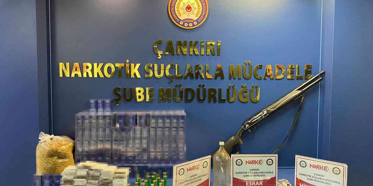 Çankırı’da uyuşturucu operasyonu: 10 gözaltı