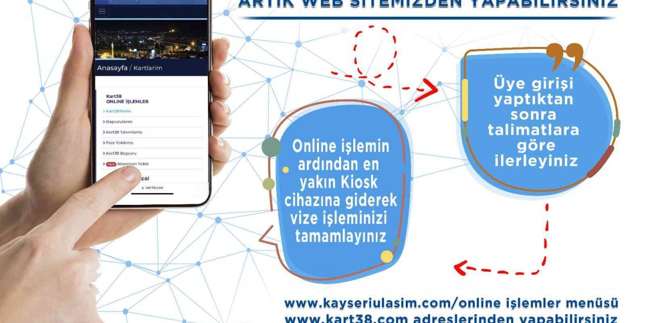 Büyükşehir’den online "abonman kart" yükleme hizmeti