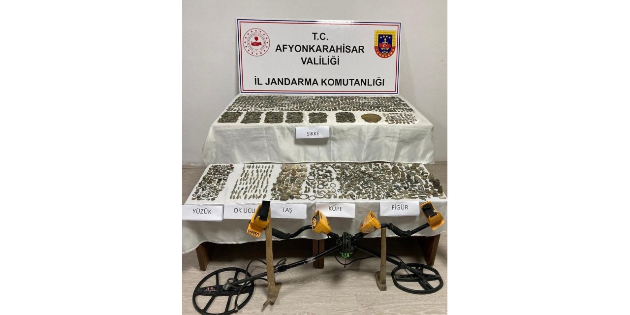 Afyonkarahisar’da binlerce tarihi eser ele geçirildi