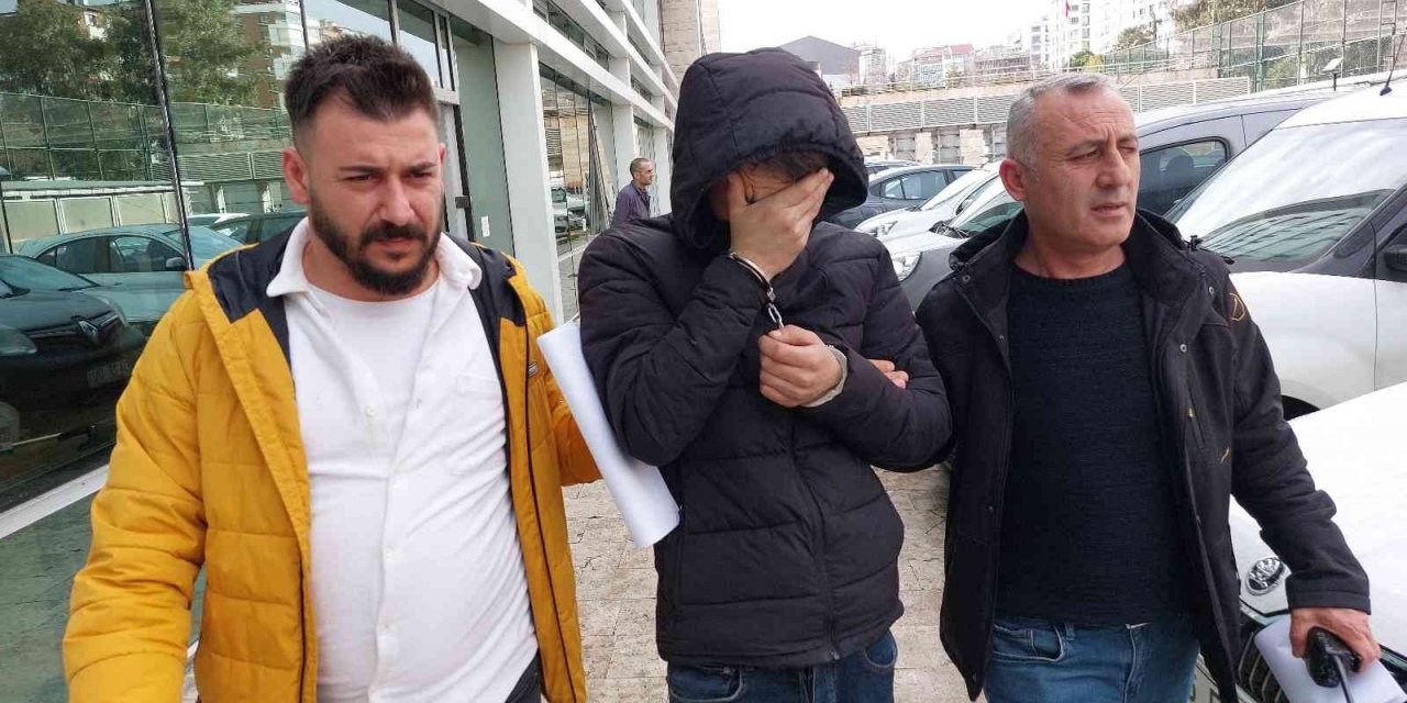 Konteyner evden buzdolabı çalan genç tutuklandı