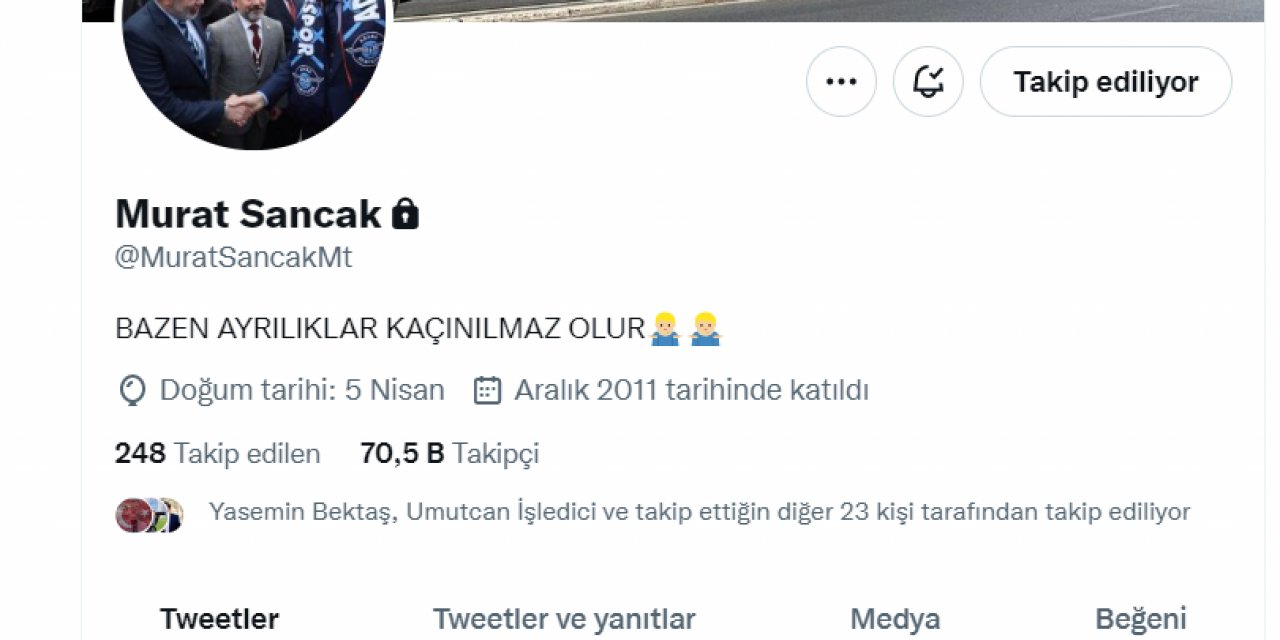 Başkan Murat Sancak’tan düşündüren mesaj!