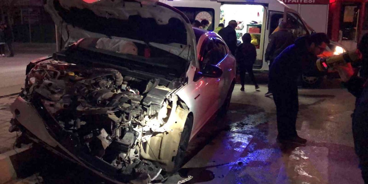 Elazığ’da trafik kazası: 1 yaralı