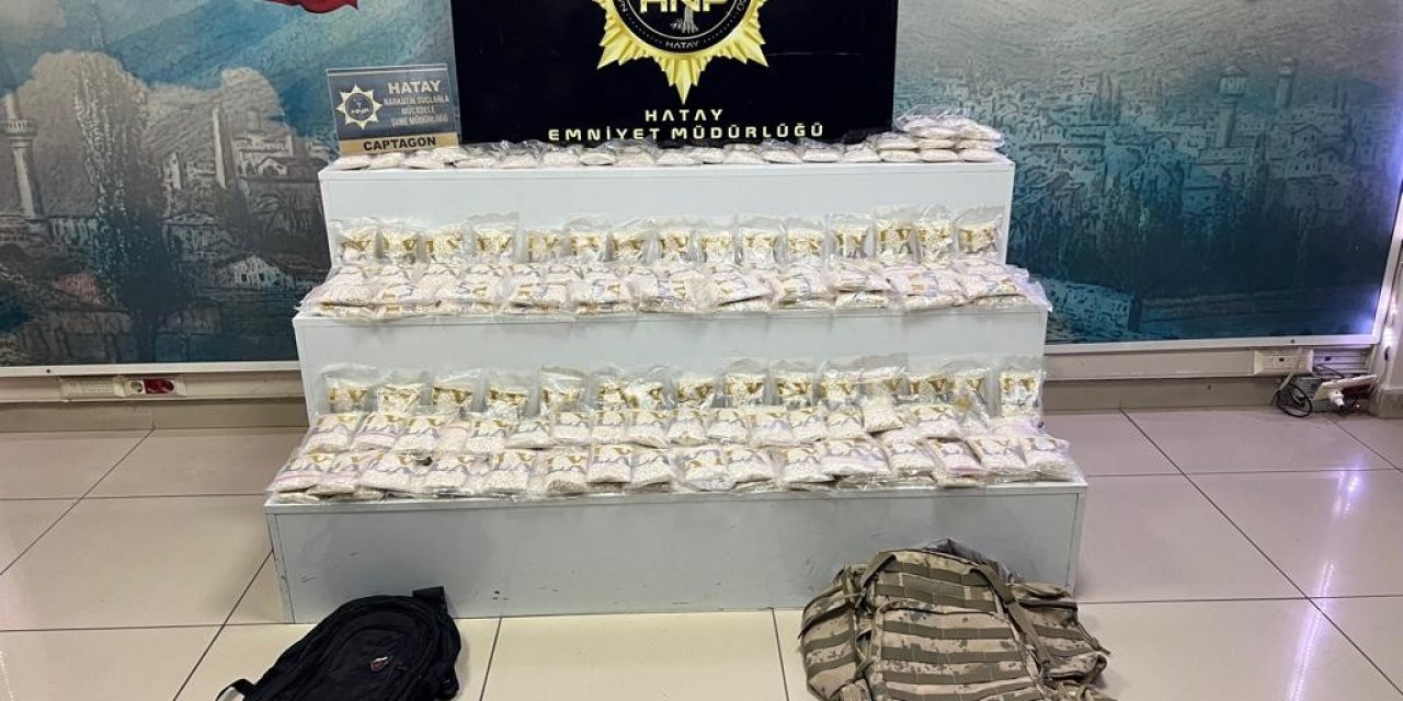 Hatay’da uyuşturucu operasyonu: 193 bin adet hap ele geçirildi