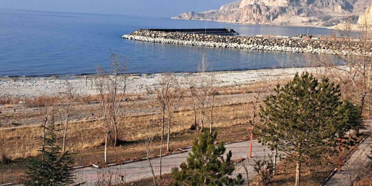 Van Gölü’nde su seviyesi düşmeye devam ediyor