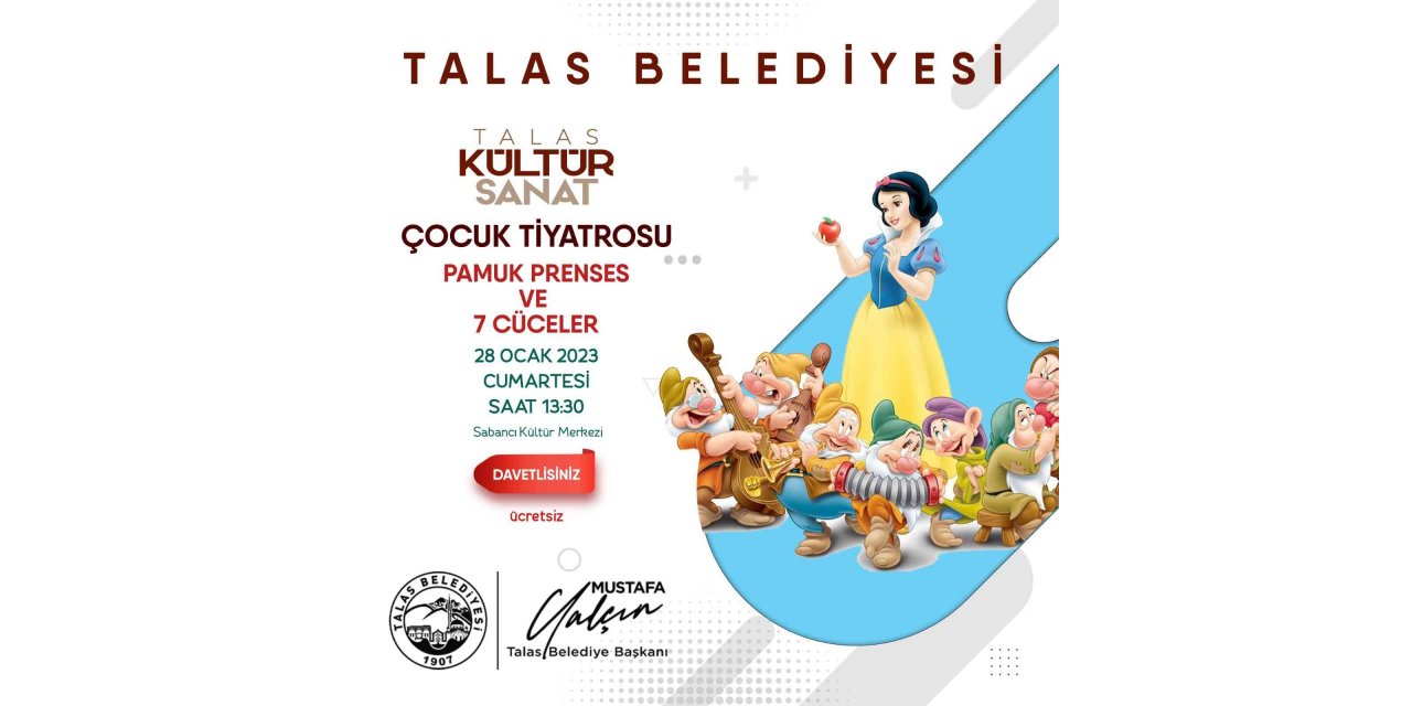 Talas’ta Çocuklara Yarıyıl Tatili Hediyesi