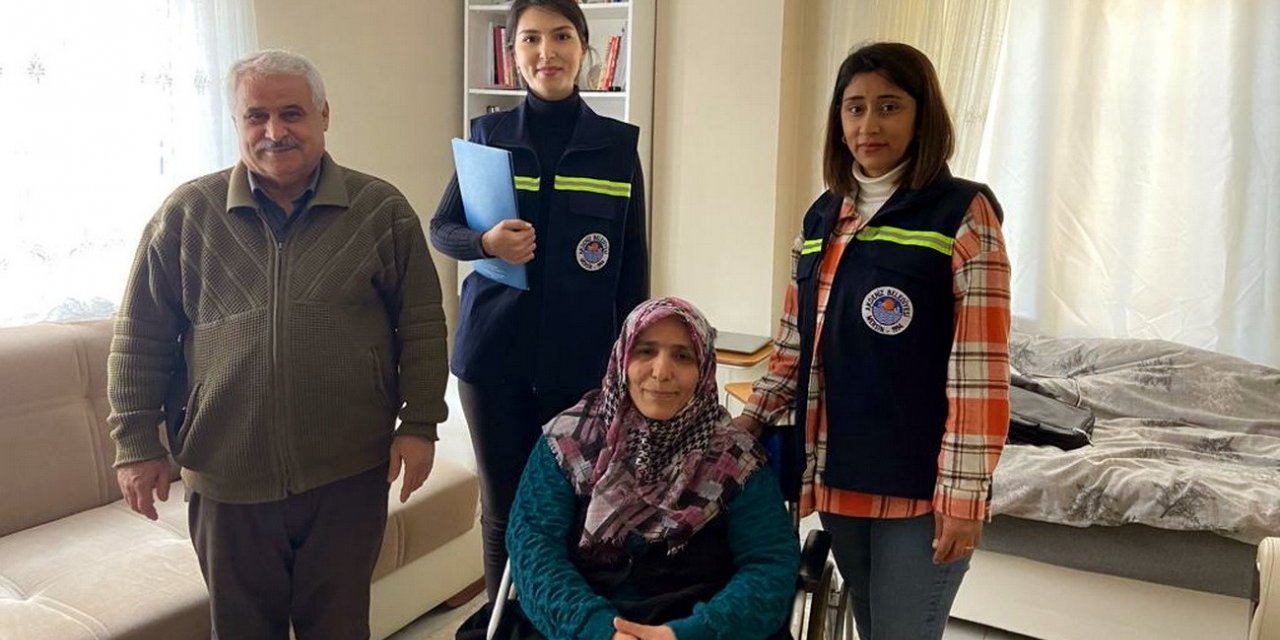 Akdeniz’de yaşlı ve engelli vatandaşlara destek sürüyor