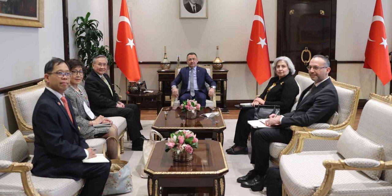 Cumhurbaşkanı Yardımcısı Oktay, Tayland Başbakan Yardımcısı ve Dış İşleri Bakanı Don Pramudwinai’yi kabul etti