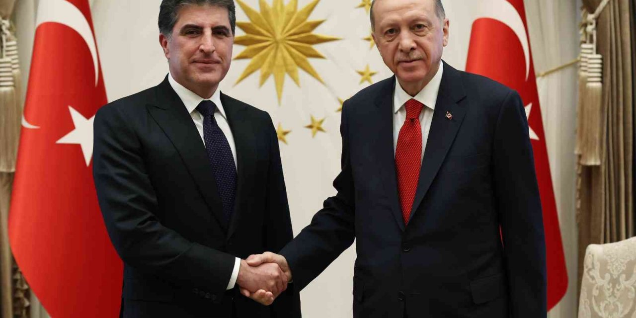 Cumhurbaşkanı Erdoğan, Irak Kürt Bölgesel Yönetimi (IKBY) Başkanı Barzani’yi kabul etti