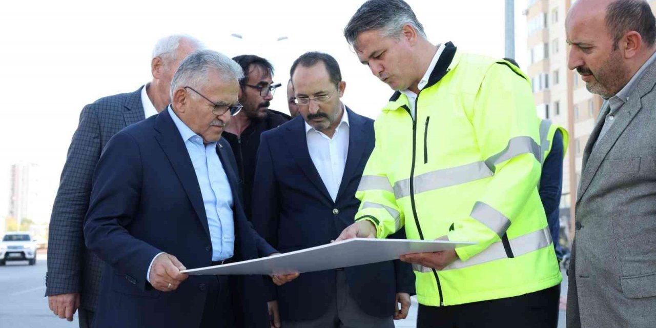 Büyükşehir’in iki bulvarı birbirine bağlayan yol çalışmasında sona doğru