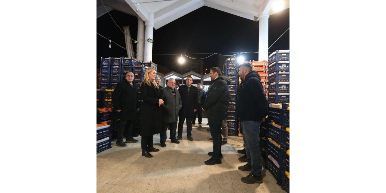 Başkan Doğan’dan hal esnafıyla bir araya geldi