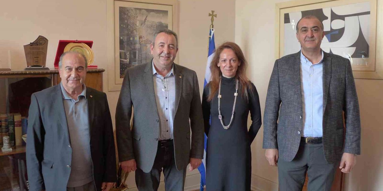 KUTO yönetimi, Yunanistan İzmir Başkonsolosu Balkiza ile görüştü