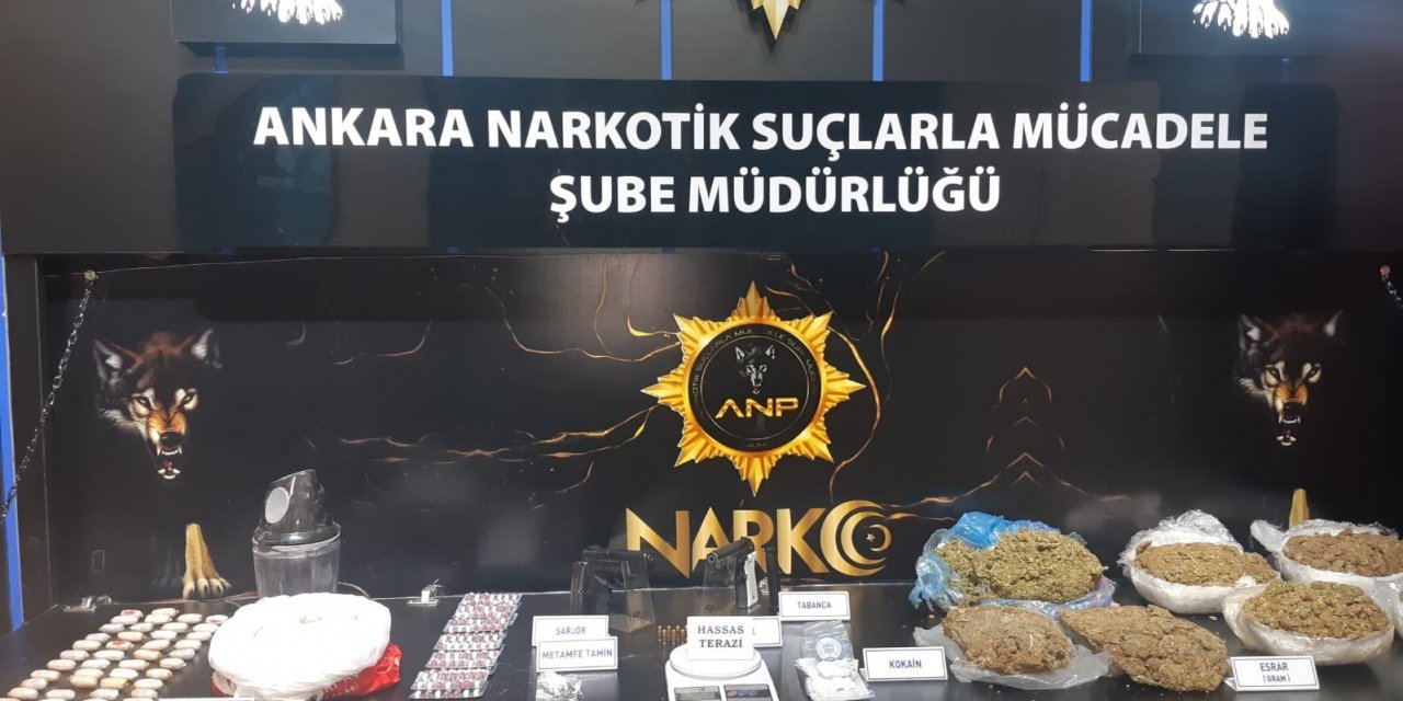 Başkentte narkotik operasyonu: 4 buçuk milyon liralık uyuşturucu ele geçirildi
