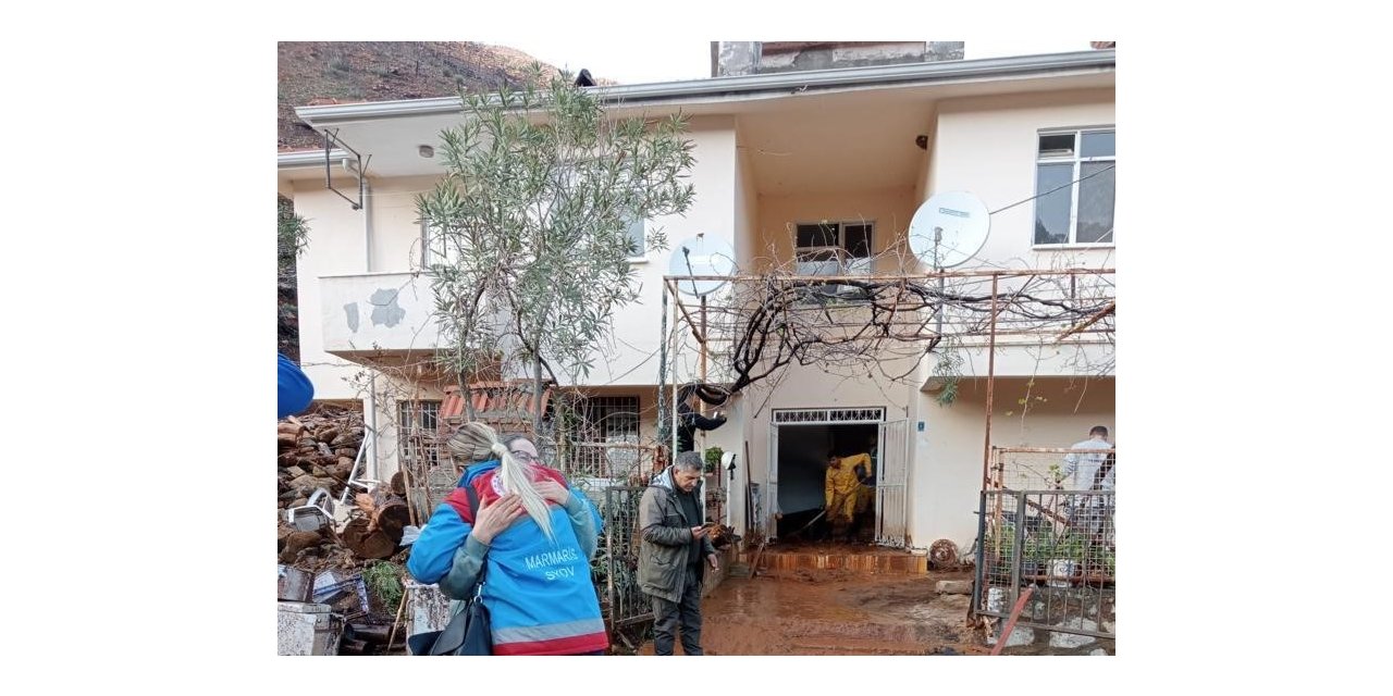 Marmaris’te evleri su basan vatandaşlar misafir edilecek