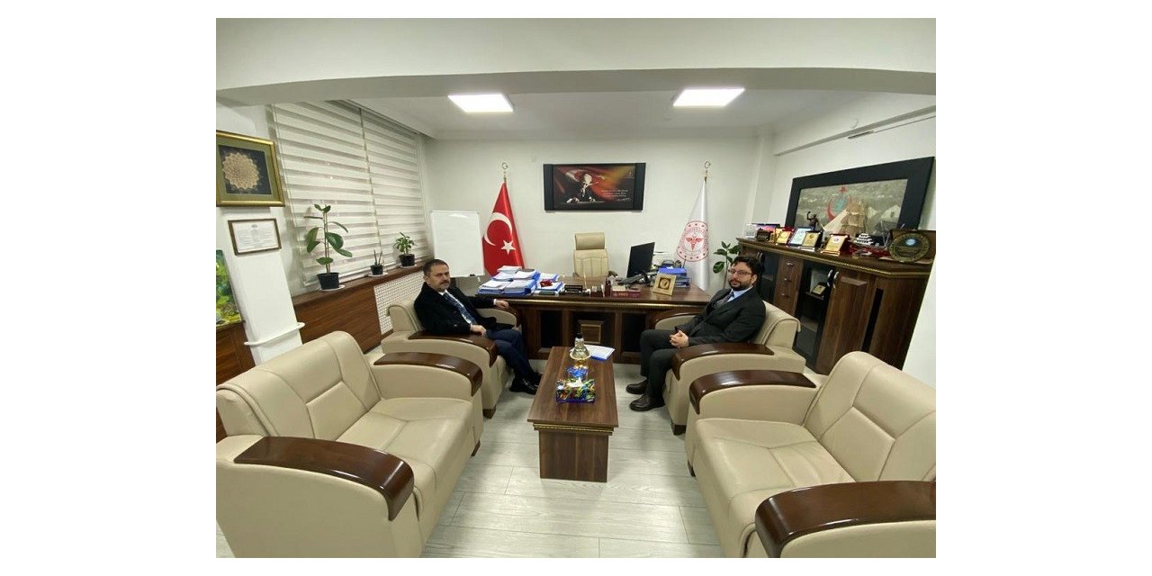 Vali İlhami Aktaş’tan, İl Sağlık Müdürü’ne ziyaret