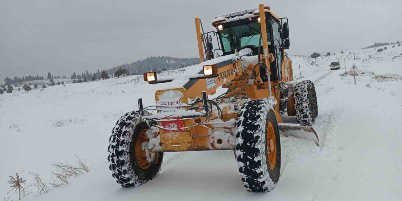 Kahramanmaraş’ta karla mücadele