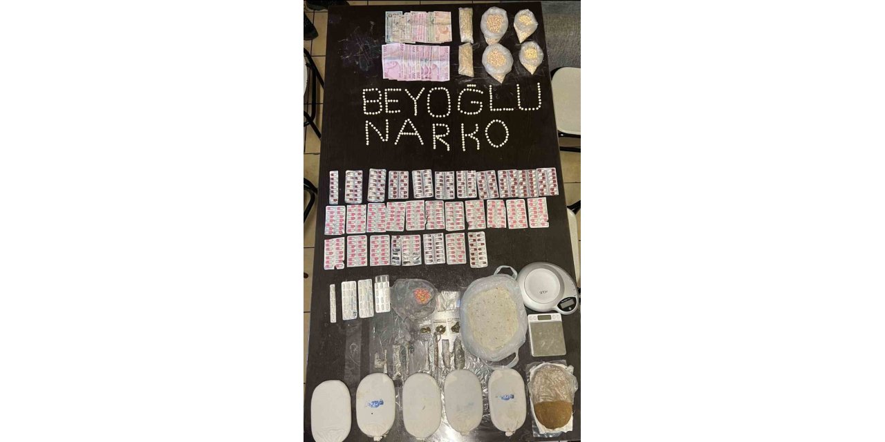 Beyoğlu’nda uyuşturucu operasyonu