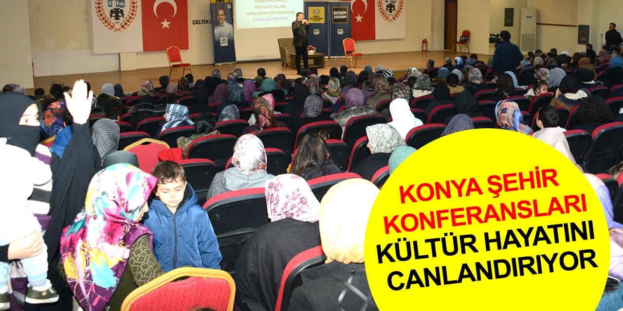 Konya Şehir Konferansları devam ediyor! Alişan Kapaklıkaya 4 ve Ferhat Aslan 2 ilçede Konyalılarla buluştu