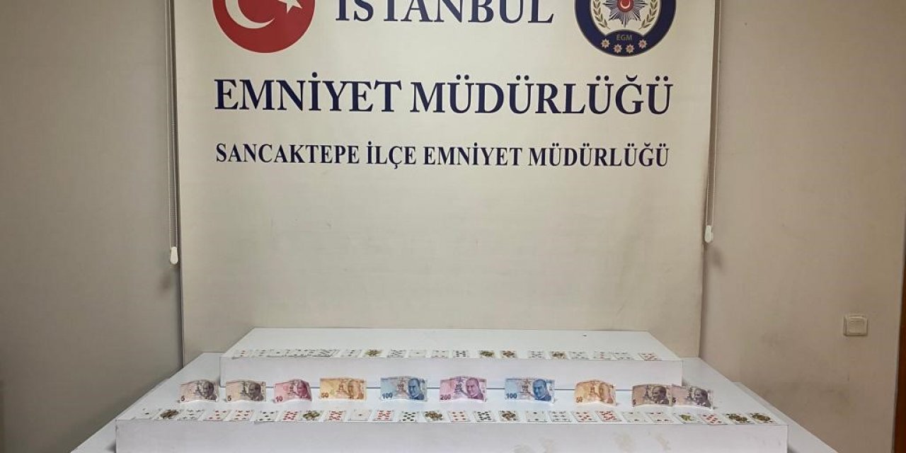 Sancaktepede kumar oynanan kıraathaneye polis baskını