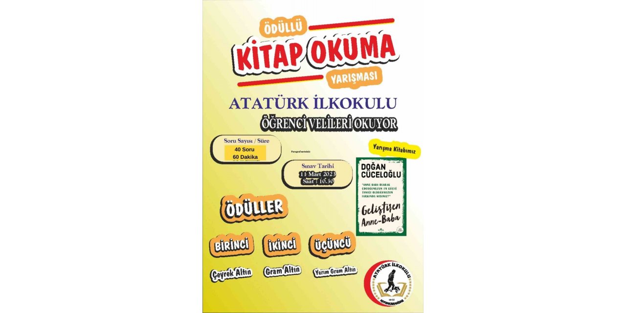 Bu sefer öğrenci velileri kitap okuyacak