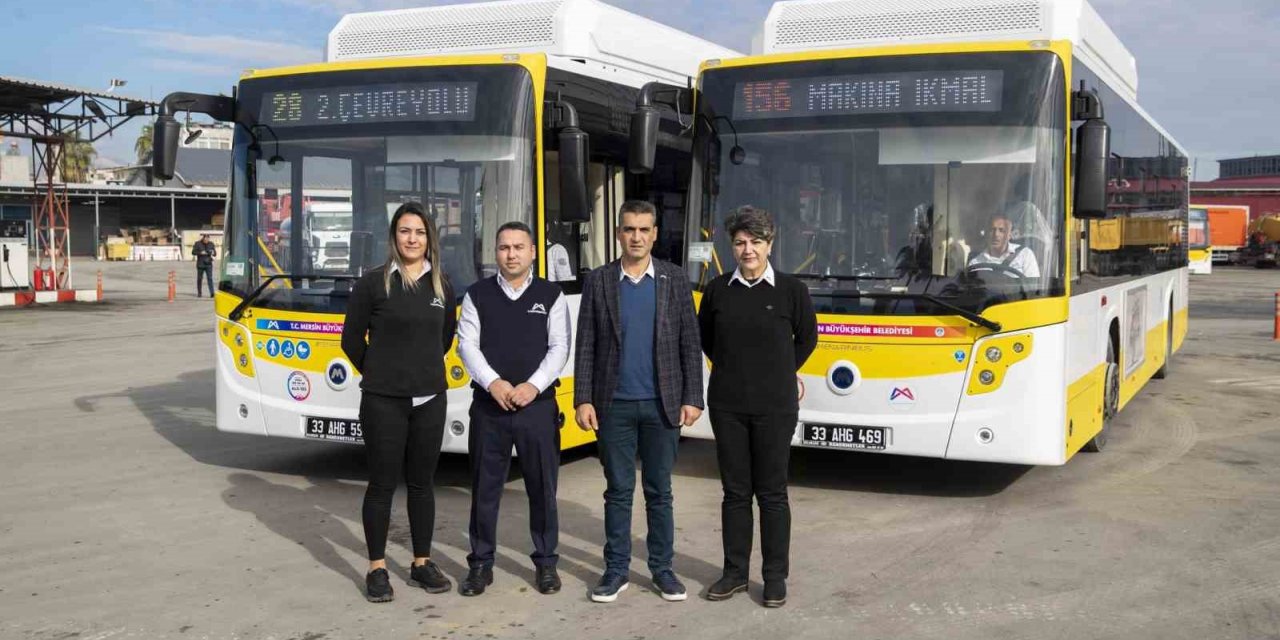 Mersin’de toplu taşıma filosu bir yılda 41 milyon yolcu taşıdı