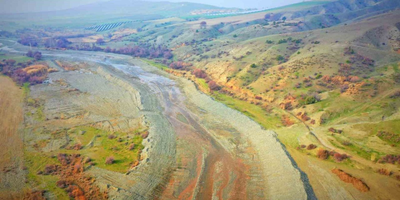 Kuşhane deresi ıslah edildi