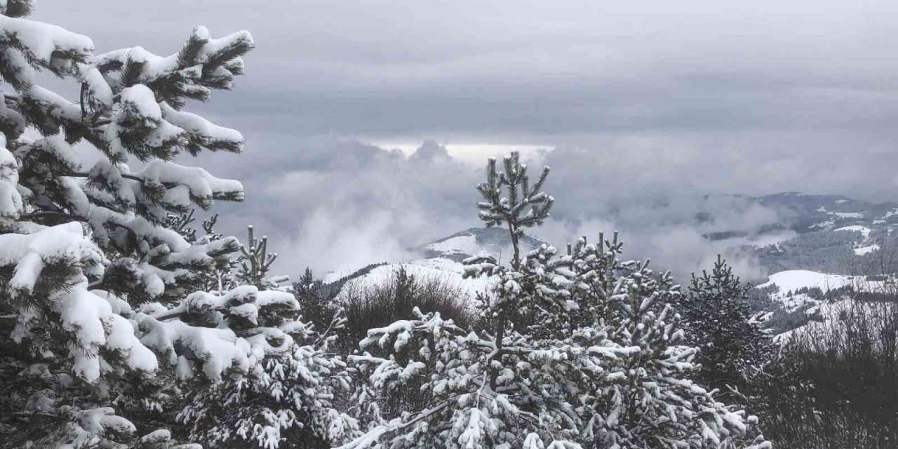 Kızlan Yaylası’nda beyaz güzellik