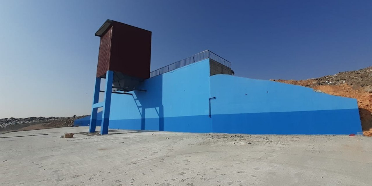 Silvan katı atık aktarma istasyonu tamamlandı, çöpler metan gazına dönüşüyor