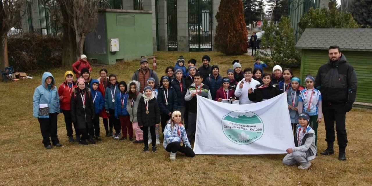 İnönü Belediyesi, ‘oryantiring yarışlarında’ 15 madalya ile açık ara önde