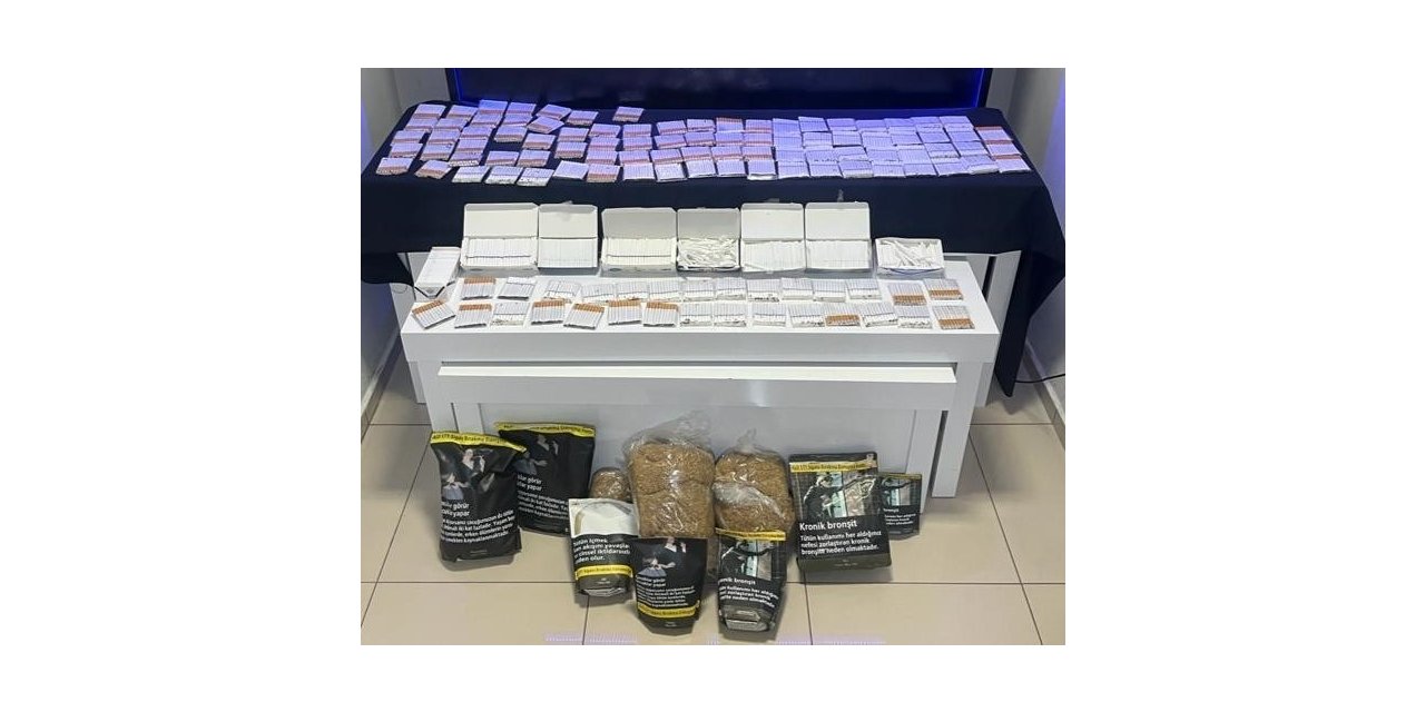 3 şüpheli çok sayıda kaçak malzemeyle yakalandı