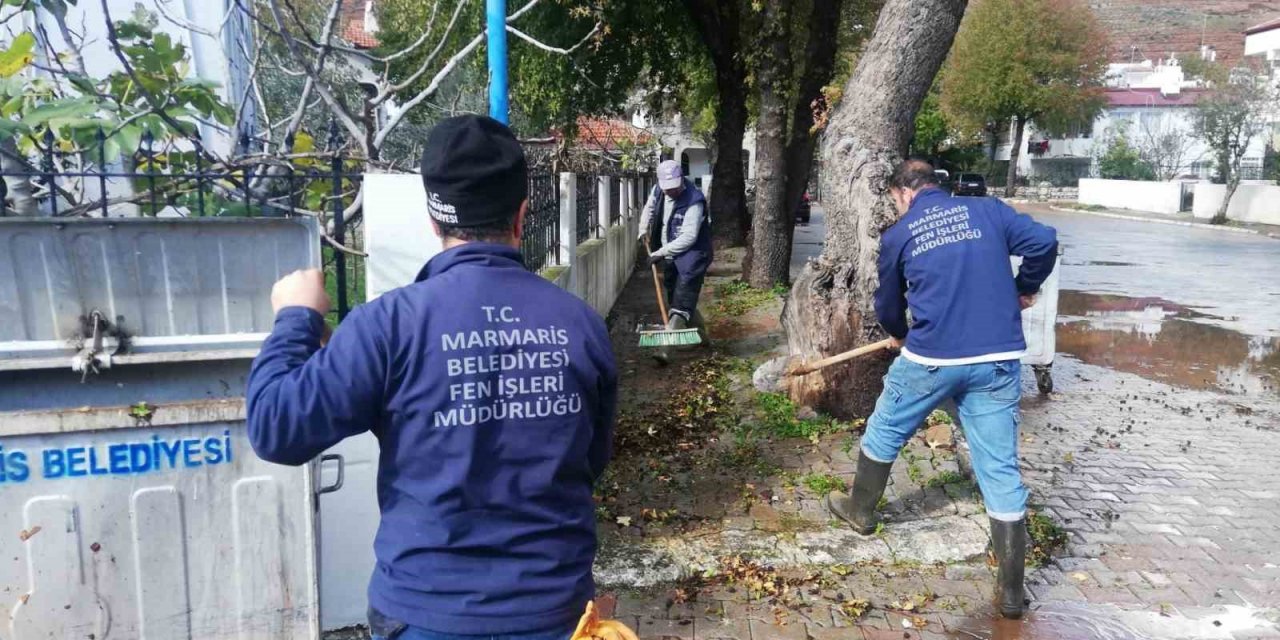 Marmaris Belediyesi, sel felaketinin yaralarını sarıyor