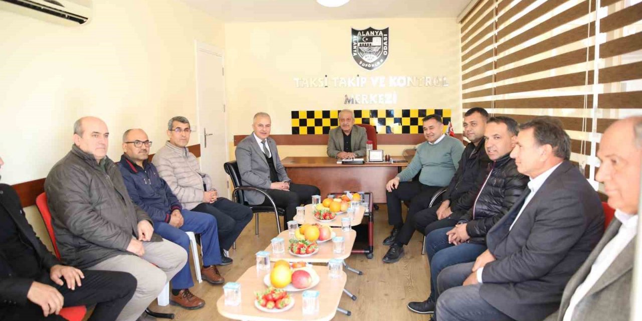 Başkan Yücel’den ulaşım sektörünün temsilcilerine ziyaret