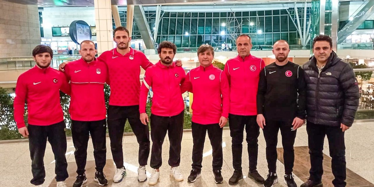 Serbest Güreş Milli Takımı, Zagreb’e gitti