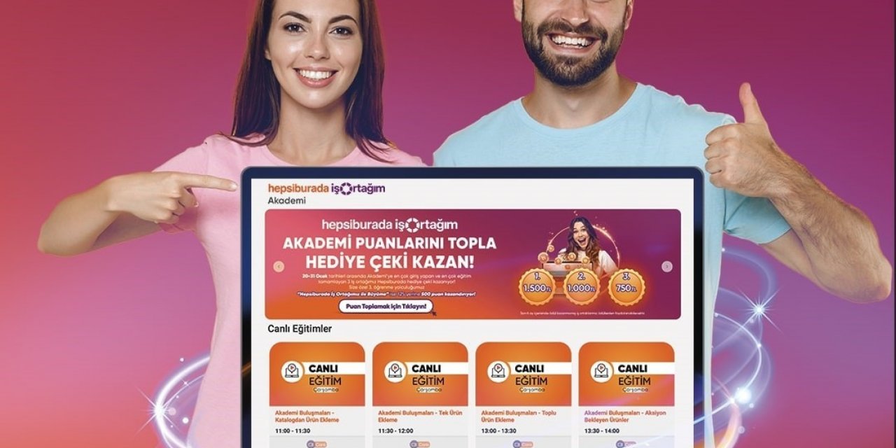 Hepsiburada İş Ortağım Akademi 190 bin iş ortağına eğitim verdi