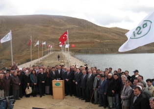 Hadim'de, İnönü Göleti törenle açıldı