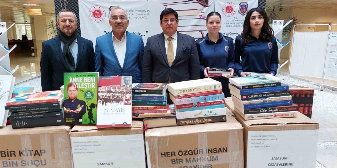 Cezaevine 2 bin kitap bağışı