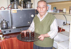 36 yıldır belediyenin çayocağında