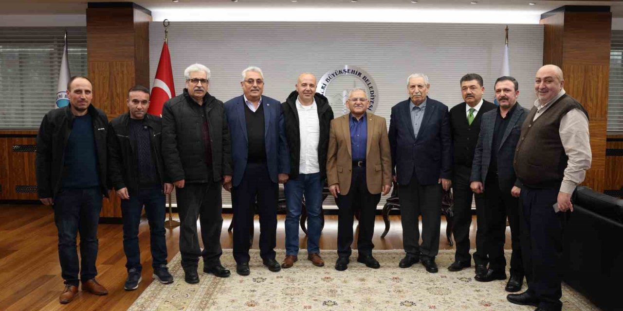 Başkan Büyükkılıç’a esnaflardan ziyaret