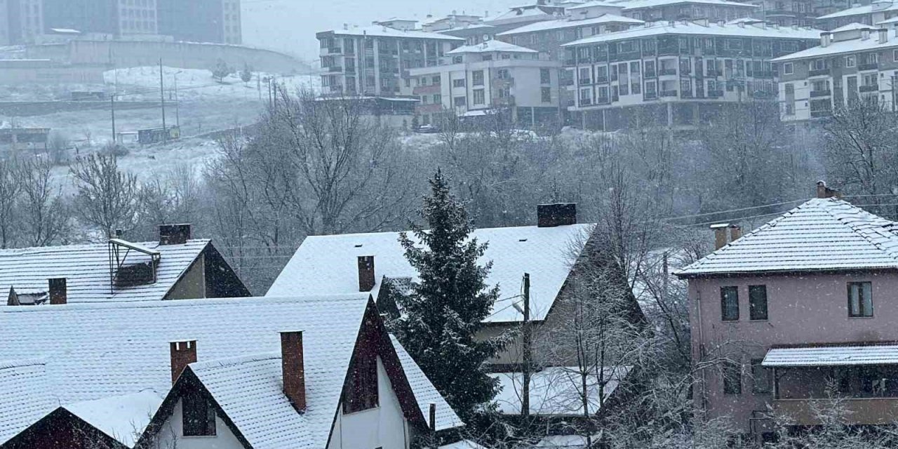 Düzce’de yılın ilk kar yağışı başladı