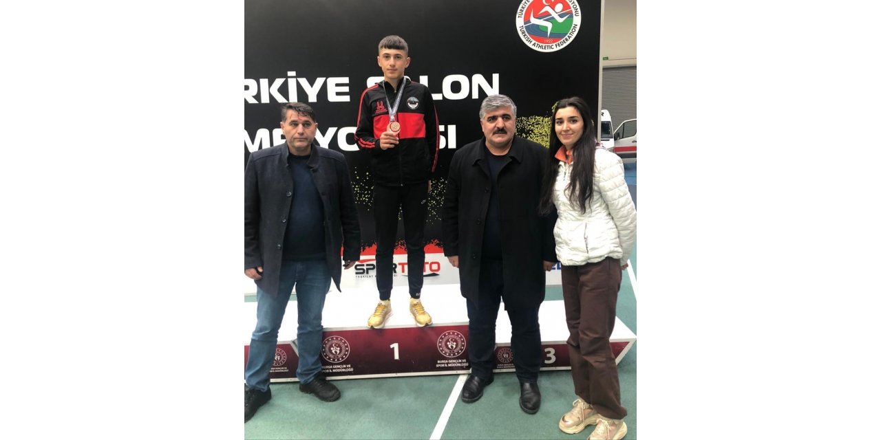 Atletizm yarışlarından ilk madalya geldi