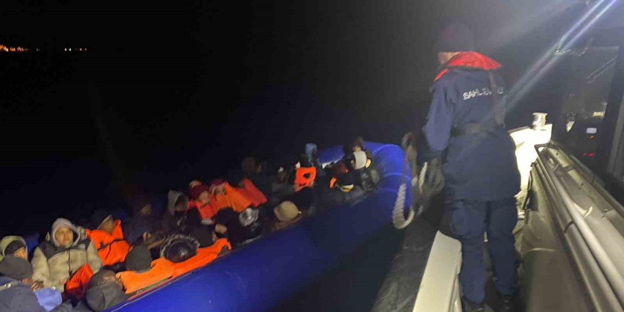 Radarla tespit edilen düzensiz öçmenler yakalandı