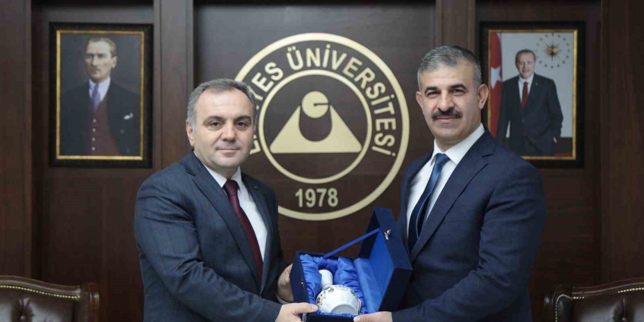 Rektör Çiftçi’den Erciyes Üniversitesi’nde iş birliği vurgusu