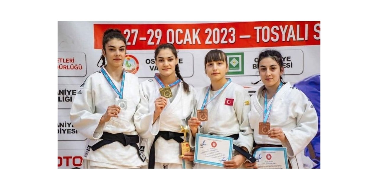 Salihlili judocular, Osmaniye’de derece yaptı